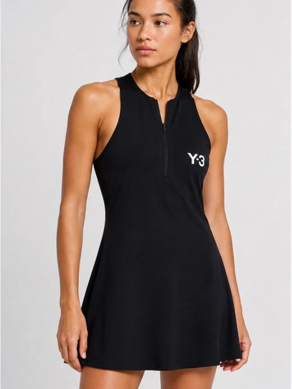 Y-3 Adidas WOW Dress B Black Women’s Size M JZ9304 NWT Tennis Performance Dress
